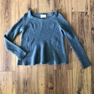Allude Grey Cashmere Sweater